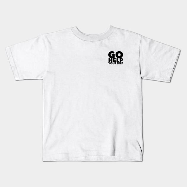 GHY Logo - SMALL Kids T-Shirt by Go Help Yourself Podcast